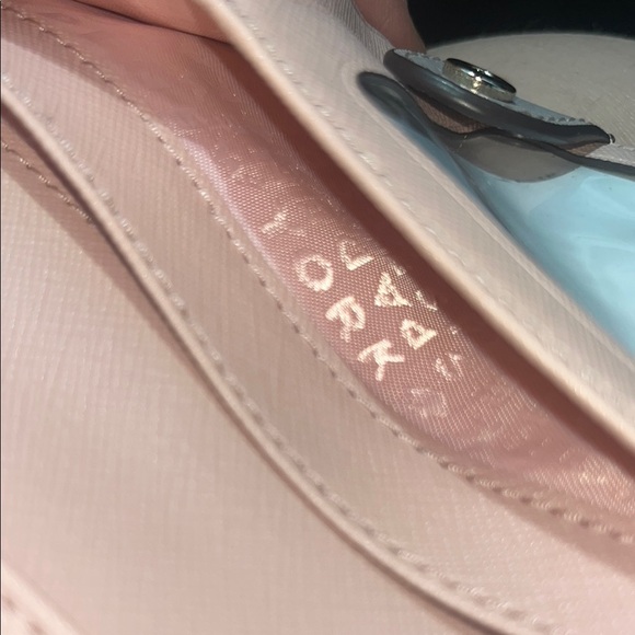 Kate Spade Laurel Way Jeweled Bow Leather Wallet in Pink NWOT - Picture 6 of 9